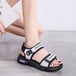 サンダル レディース 大きいサイズ 履きやすい 歩きやすい スポーツ コンフォート カジュアル ウェッジソール 普段履き 通気性 オープントゥ 動きやすい アウトドア スニーカー