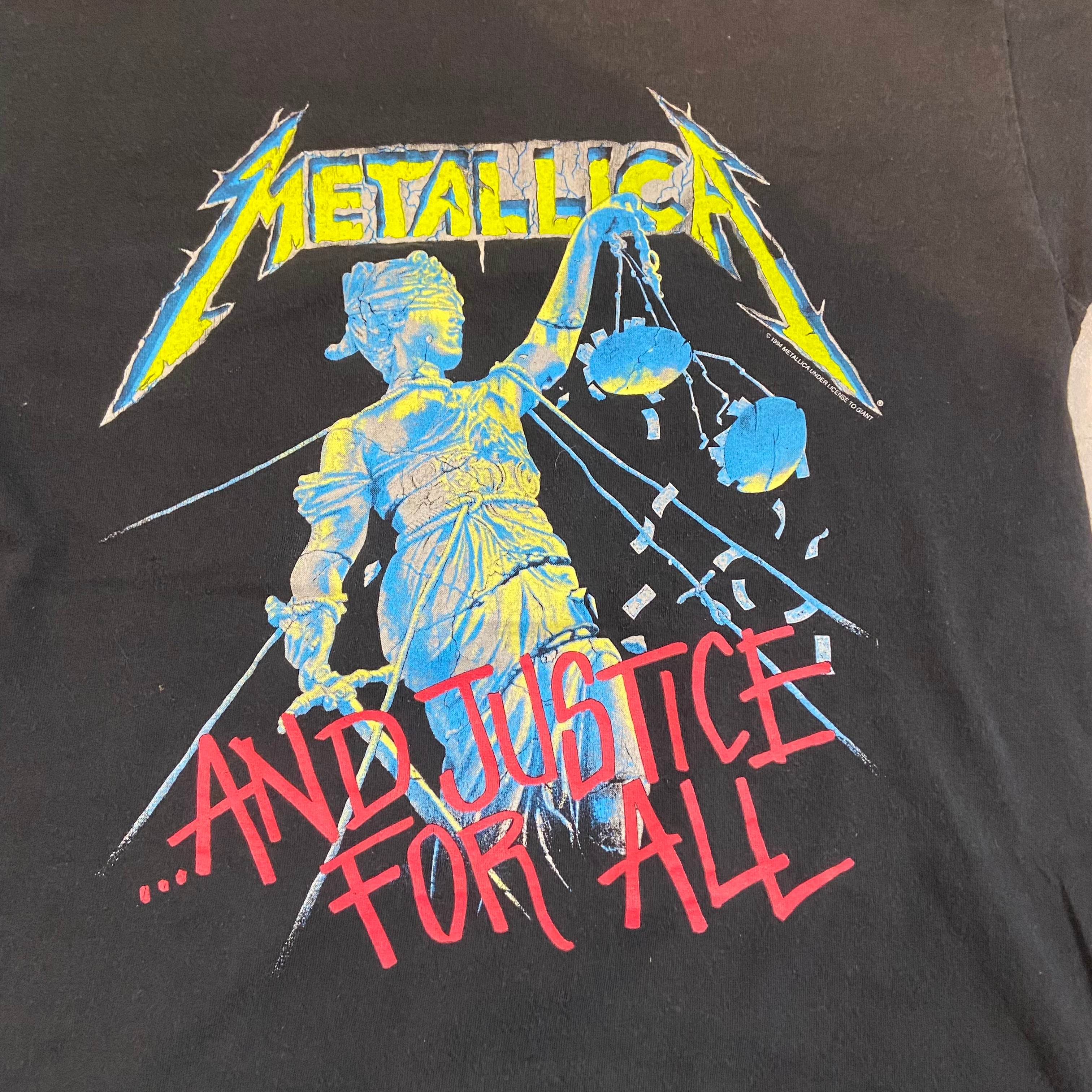 Metallica And Justice For All 90s Tシャツ