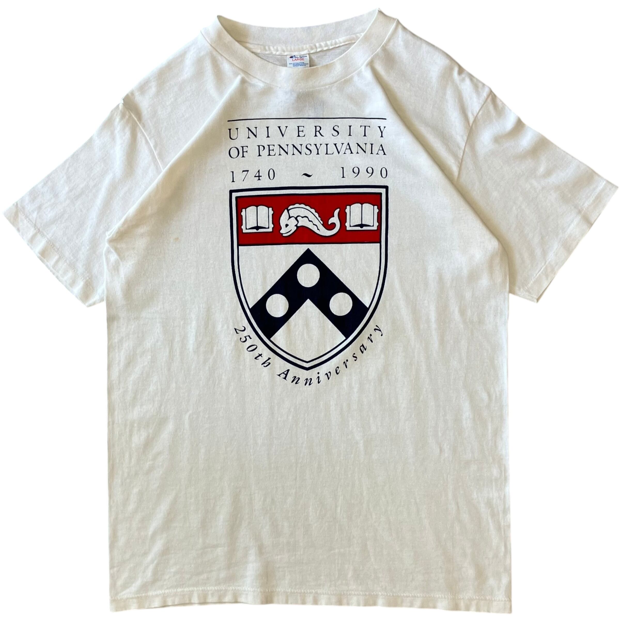 《L》champion チャンピオン 80s トリコタグ プリントTシャツ カレッジ No.2664