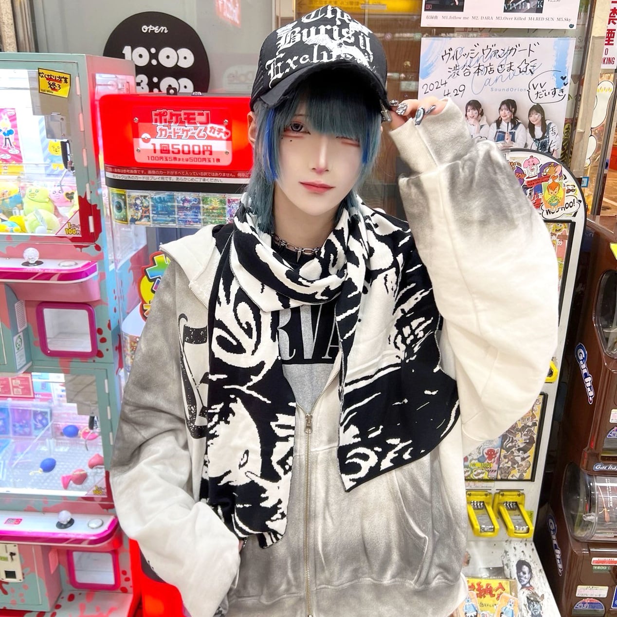 ジョジョアニメ10周年記念展 フェアアイル柄　マフラー ジョジョアニメ10周年記念展 フェアアイル柄 マフラー