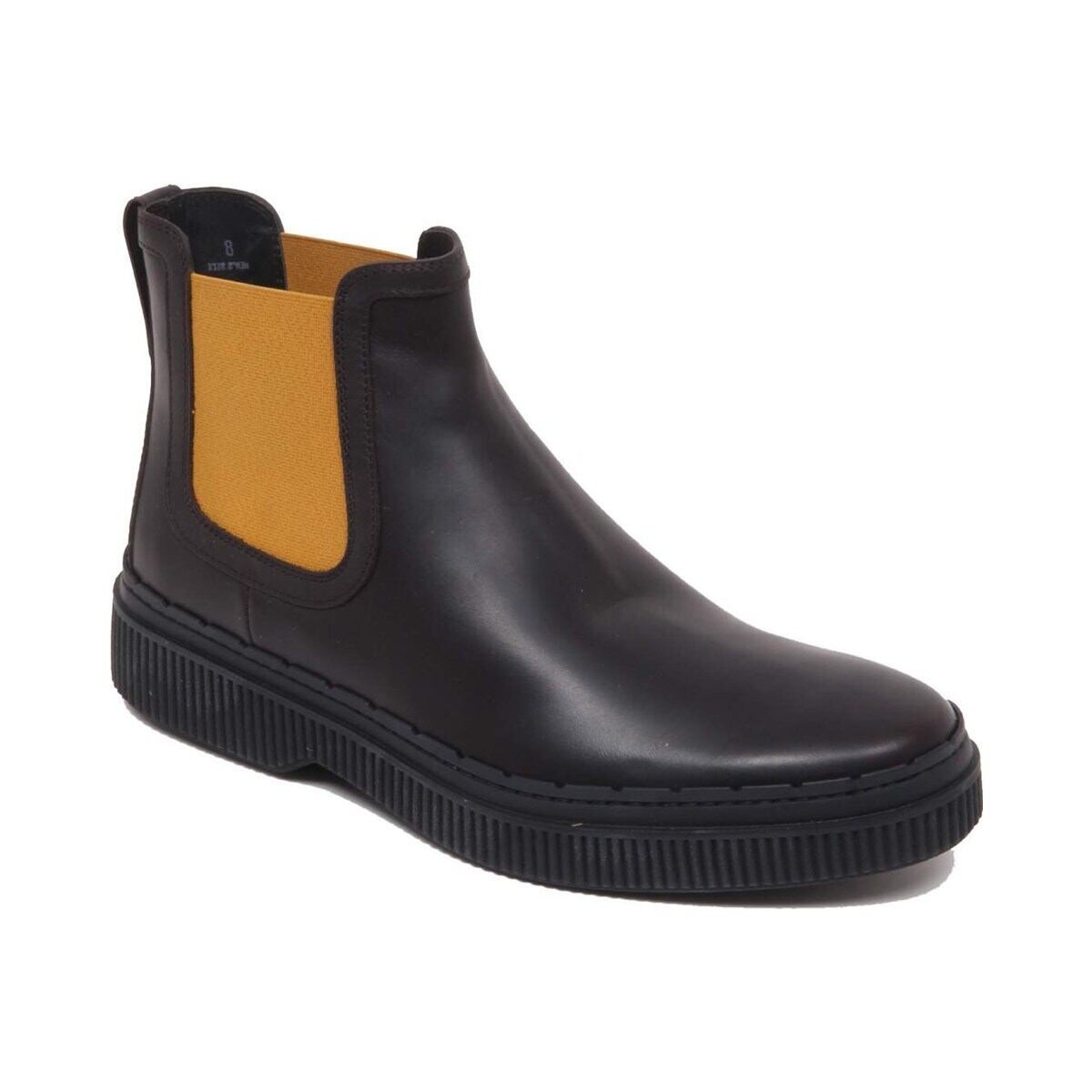 TOD'S トッズ メンズ サイドゴアブーツ レザー ブラウン