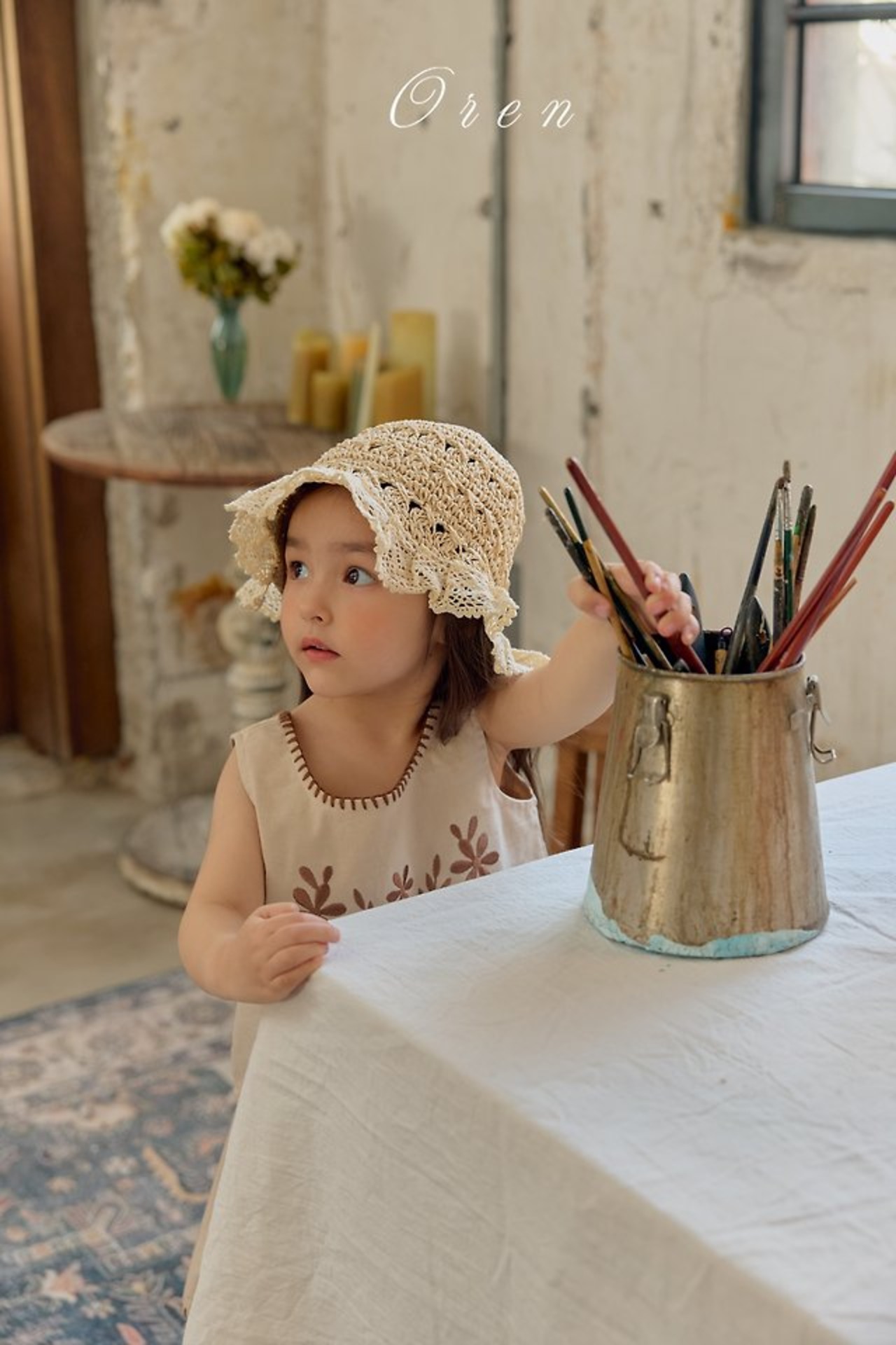 [Oren] Lorenzisa Bucket hat / [오렌] 로렌지사벙거지