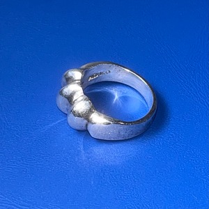 vintage heavy gauge silver ring made in mexico