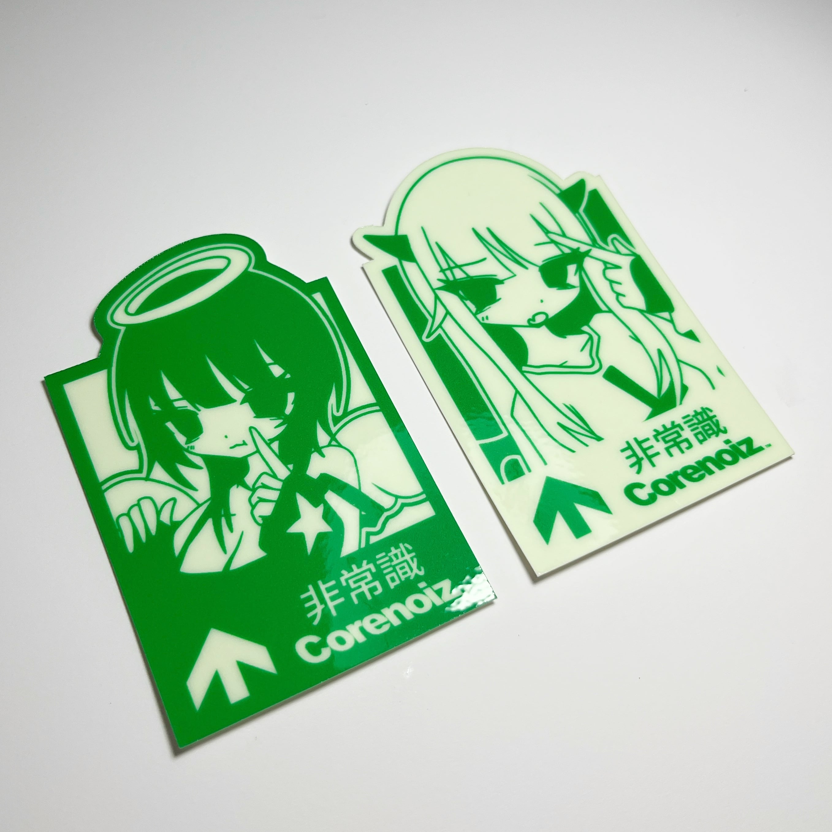 2603-02 非常識 蓄光 sticker core | corenoiz