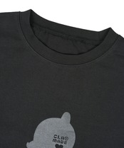 COOLAベアープリントリブスリーブTOPS (BLACK)　CQ-48133