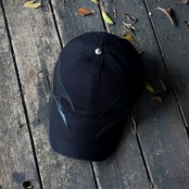 2色パッチワークPUレザー キャップ  G158