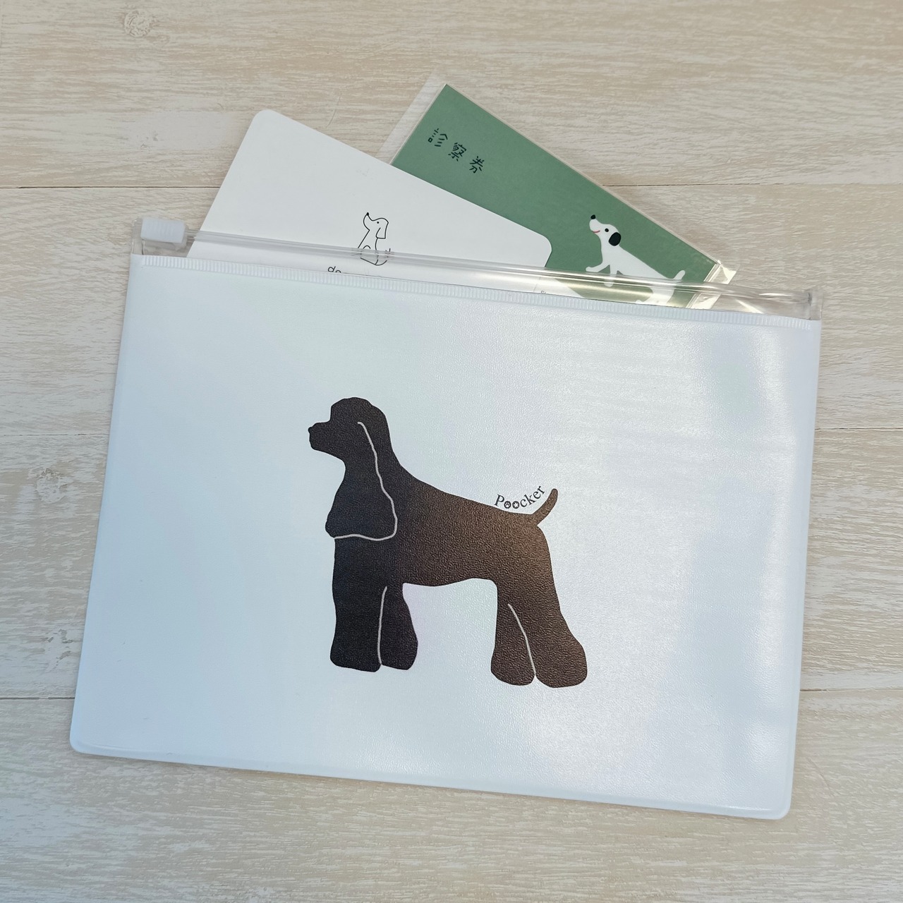 片面クリアポーチ(S)*アメコカ