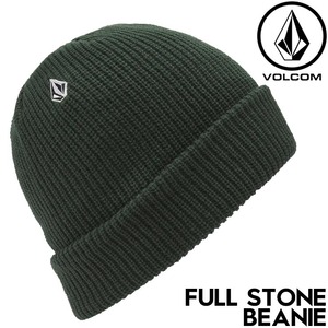 ニットキャップ カフビーニー VOLCOM ボルコム FULL STONE BEANIE D5832202 DARK FOREST 日本代理店正規品