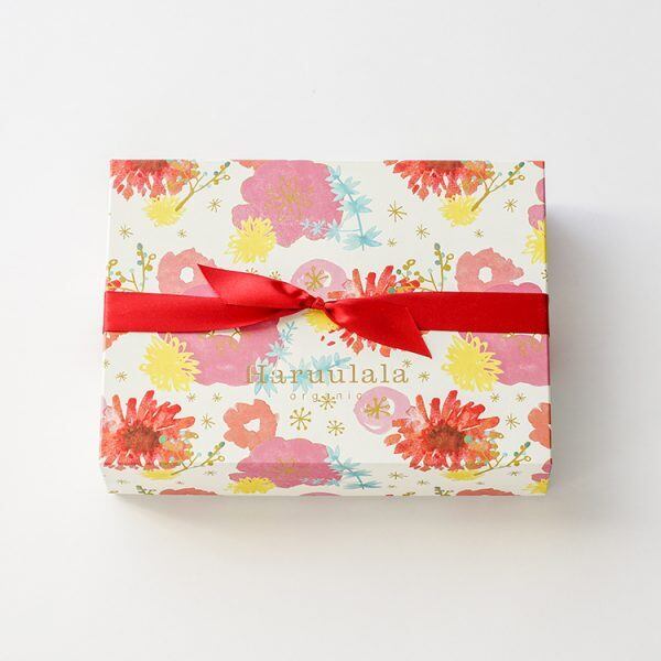 Haruulala　[baby]オーガニックコットンスリーパー　愛の詩　（ギフトBOX付き）