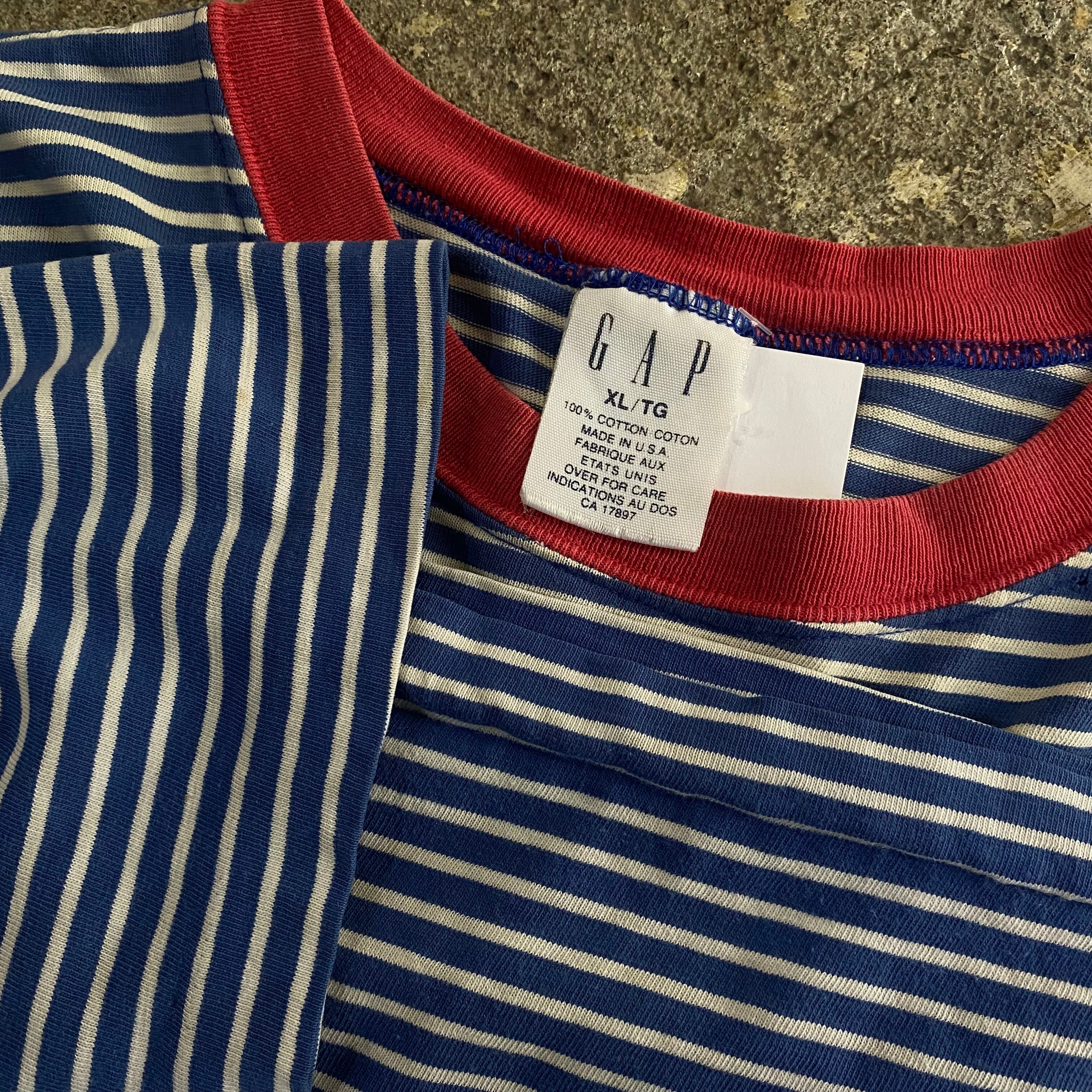 90s GAP border pocket T-shirt【仙台店】 | What