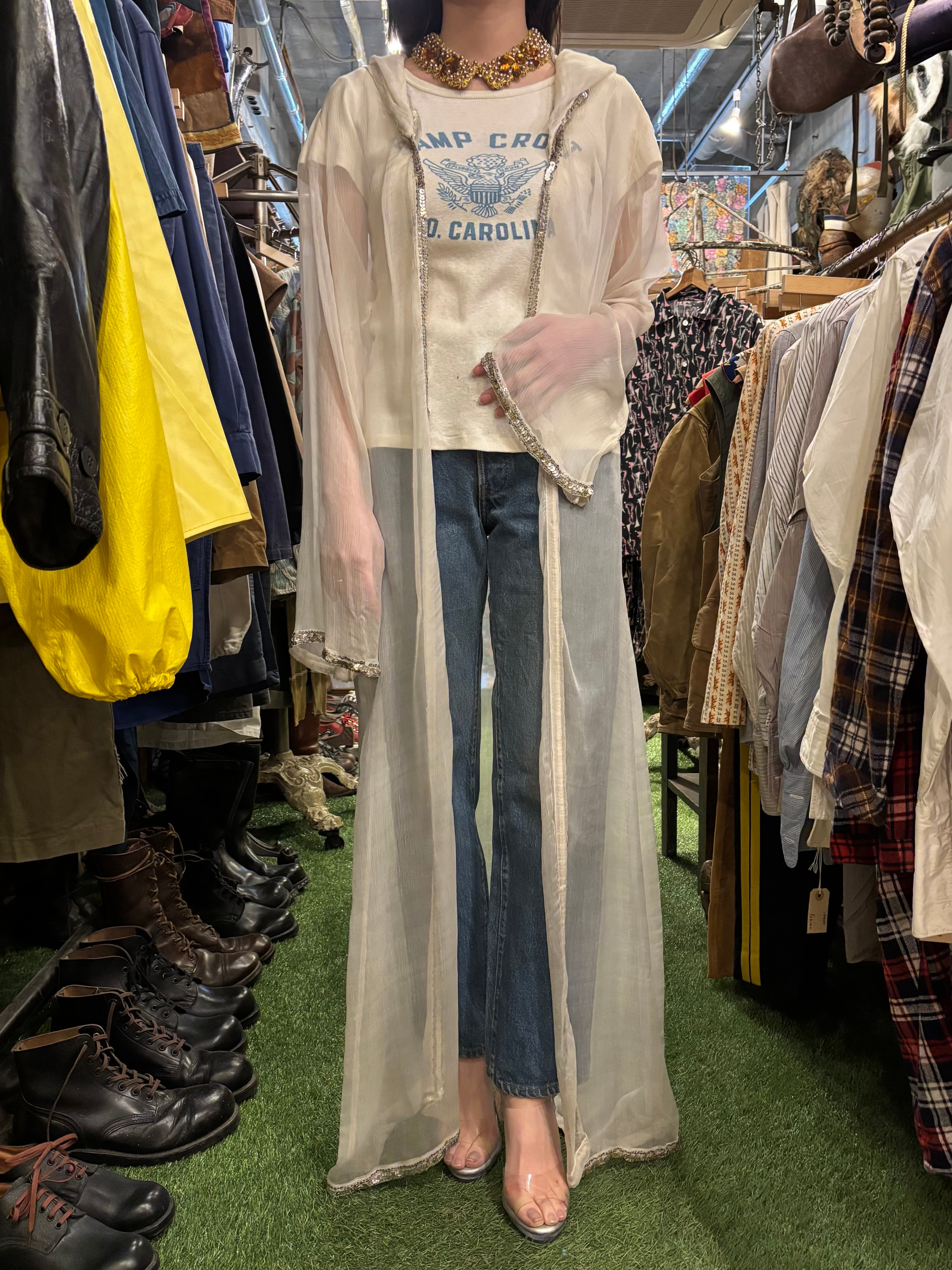 vintage ロングコート　ジャンティーク　olgou 古着 COWDEN HBT SHOP COAT（Around 1940'S/SZ 46 REG/GOOD CONDITION