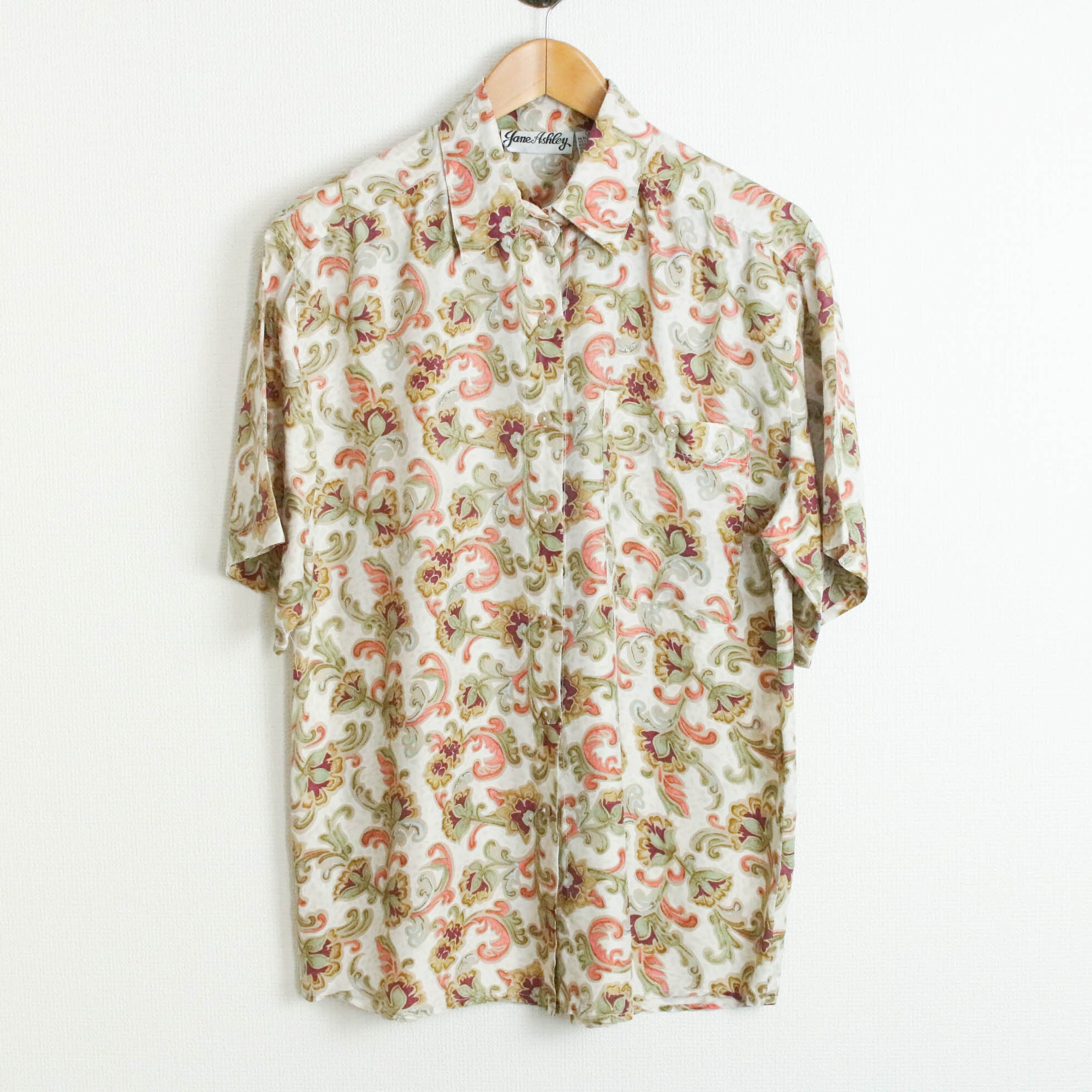 silk shirt XL