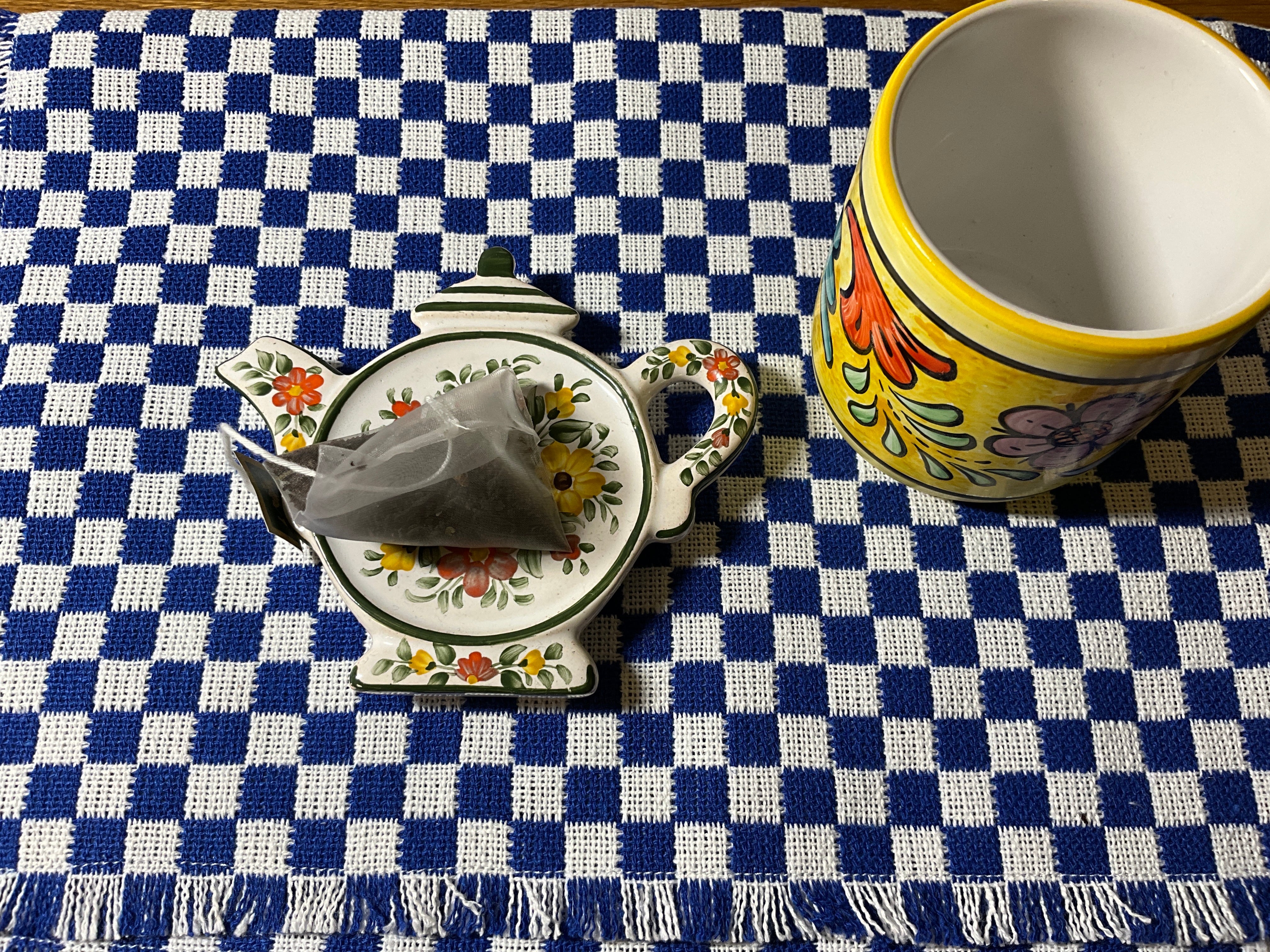 新品』ホーローコーヒーポット&マグカップ2個セット.メキシコ製品 新品