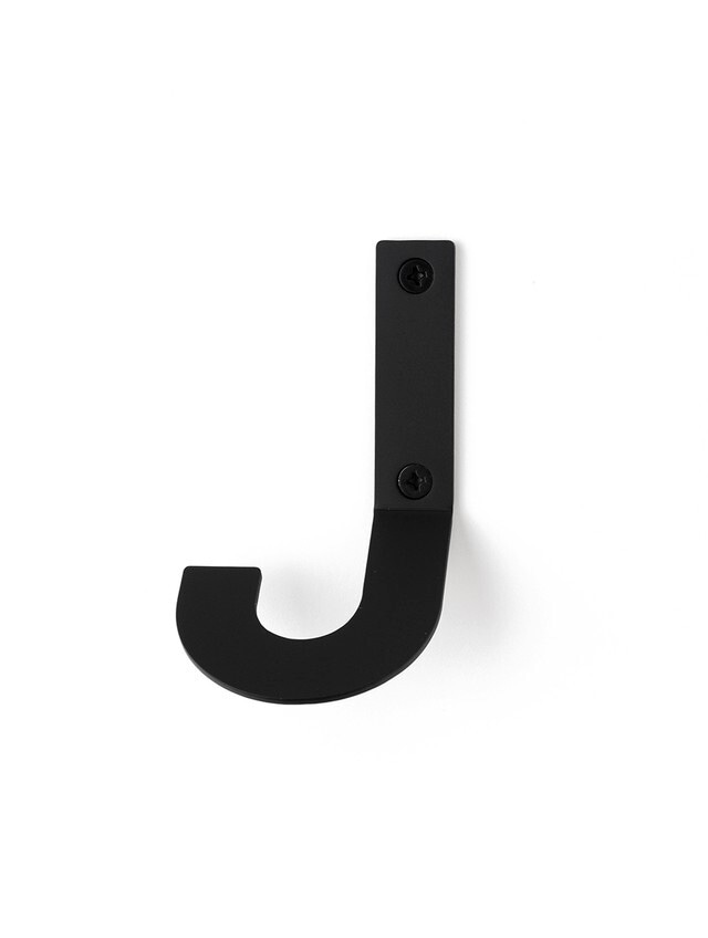 LETTER HOOK  J フック　壁掛け　サイン　英文字　アルファベット