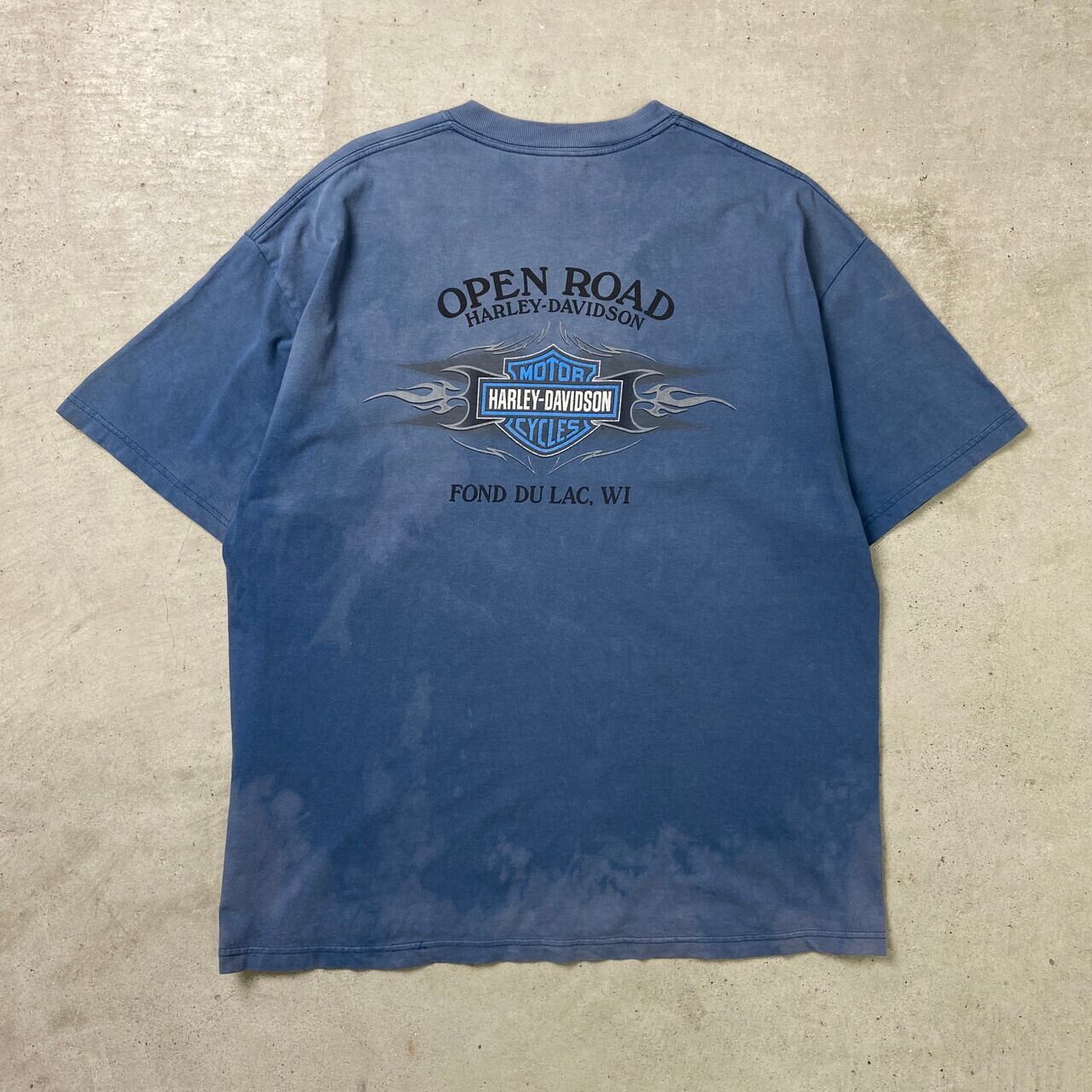 00年代 USA製 Harley-Davidson ハーレーダビッドソン プリントTシャツ