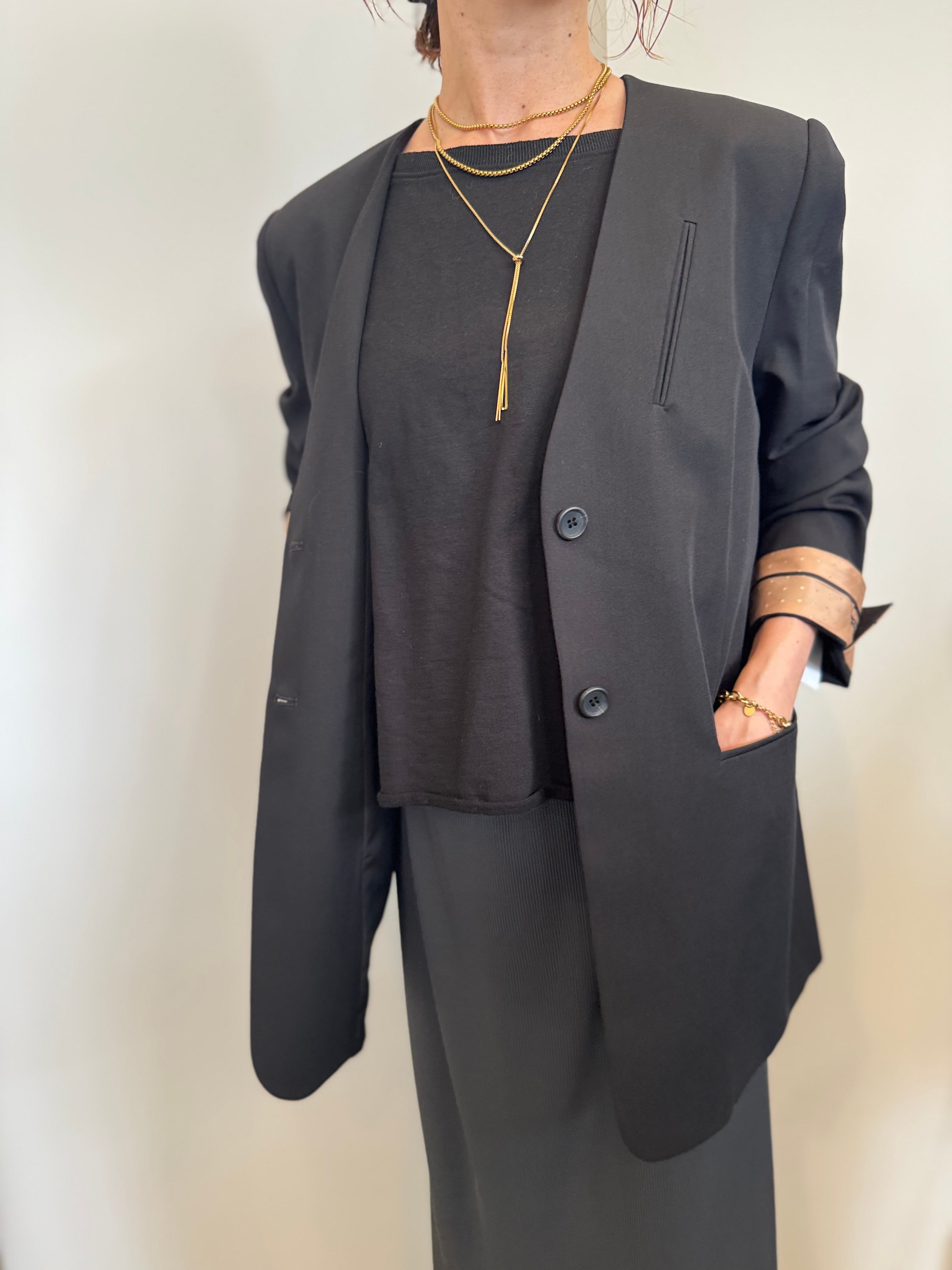 【PASSIONE】ノーカラージャケット 536413