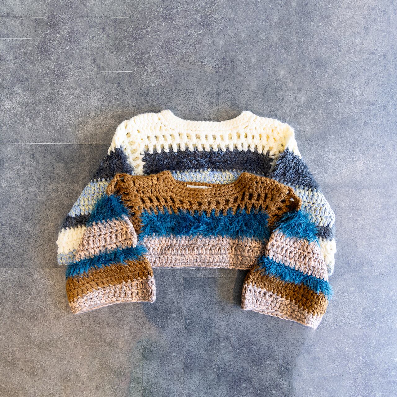 エンフォルド マルチカラーニット セーター 美品 エンフォルド 厚手