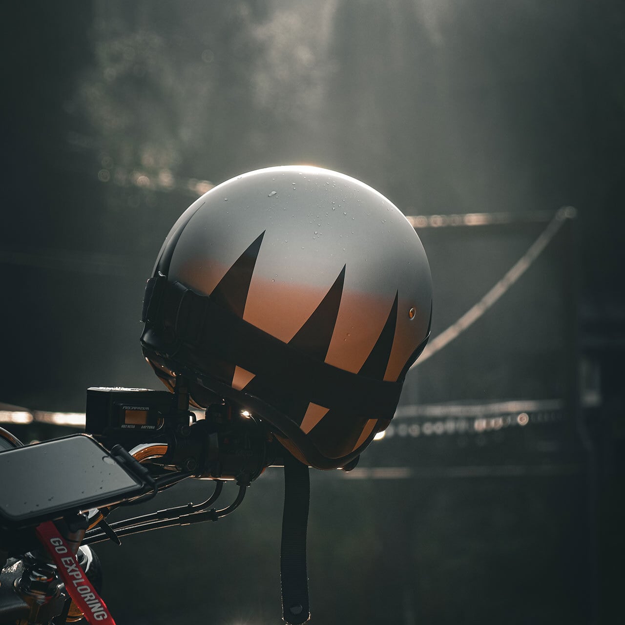 SHOEI J.O用 カスタムデカール Triangle マットブラック | Pay ID