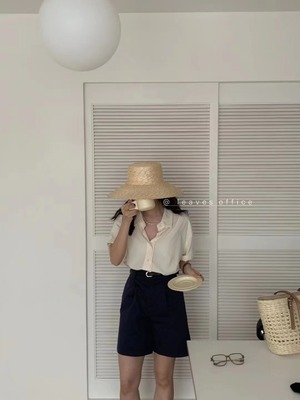 開襟オーバーシャツ　AJ22085-9960