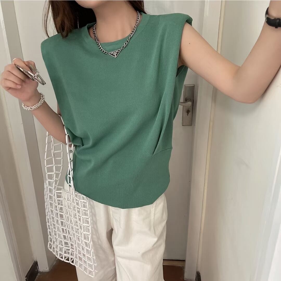 パワーショルダースリーブレストップス　AJ1050-6612