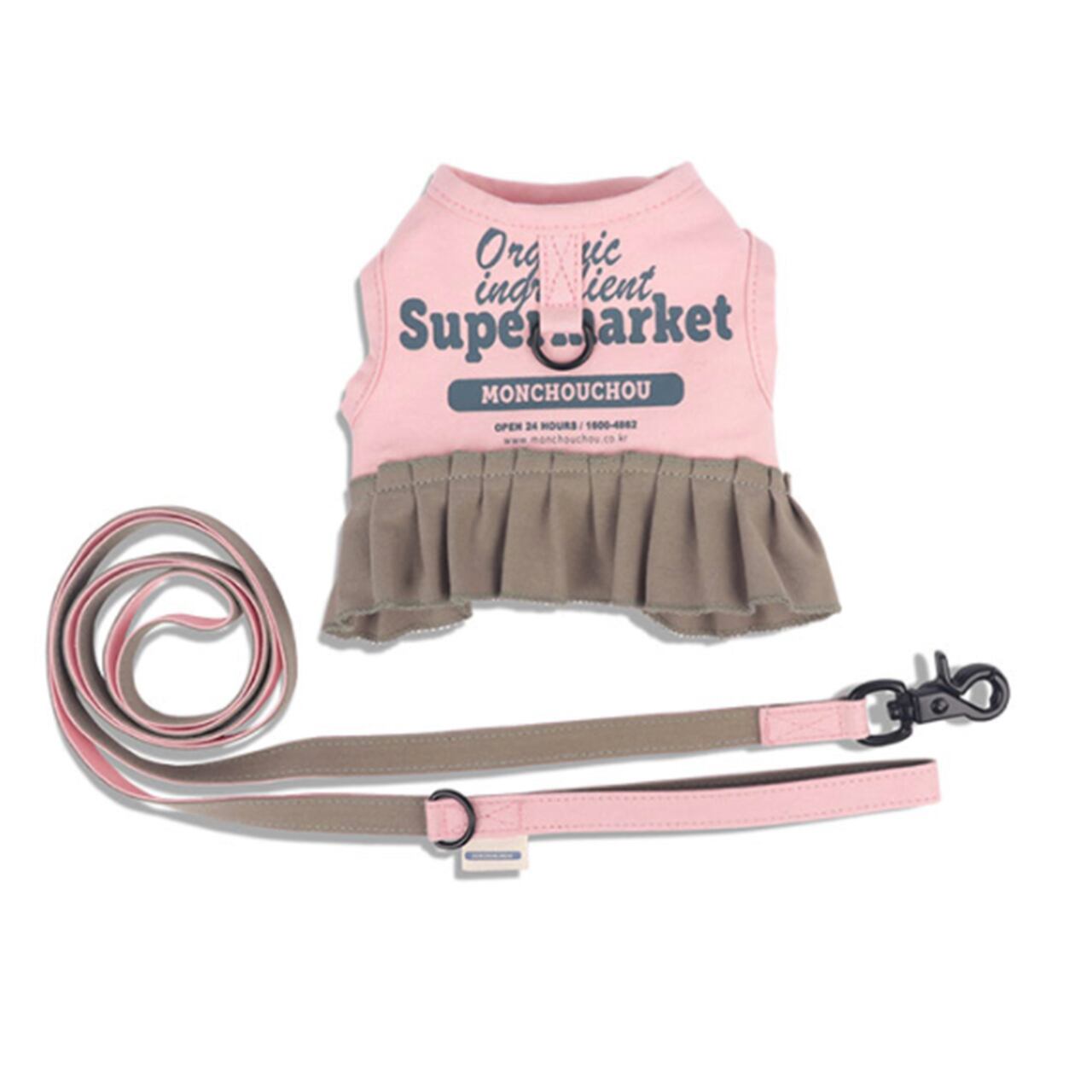 Frilly Supermarket Harness Set Pink Salt / monchouchou