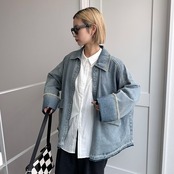 zipデザインオーバーSH/オフホワイト