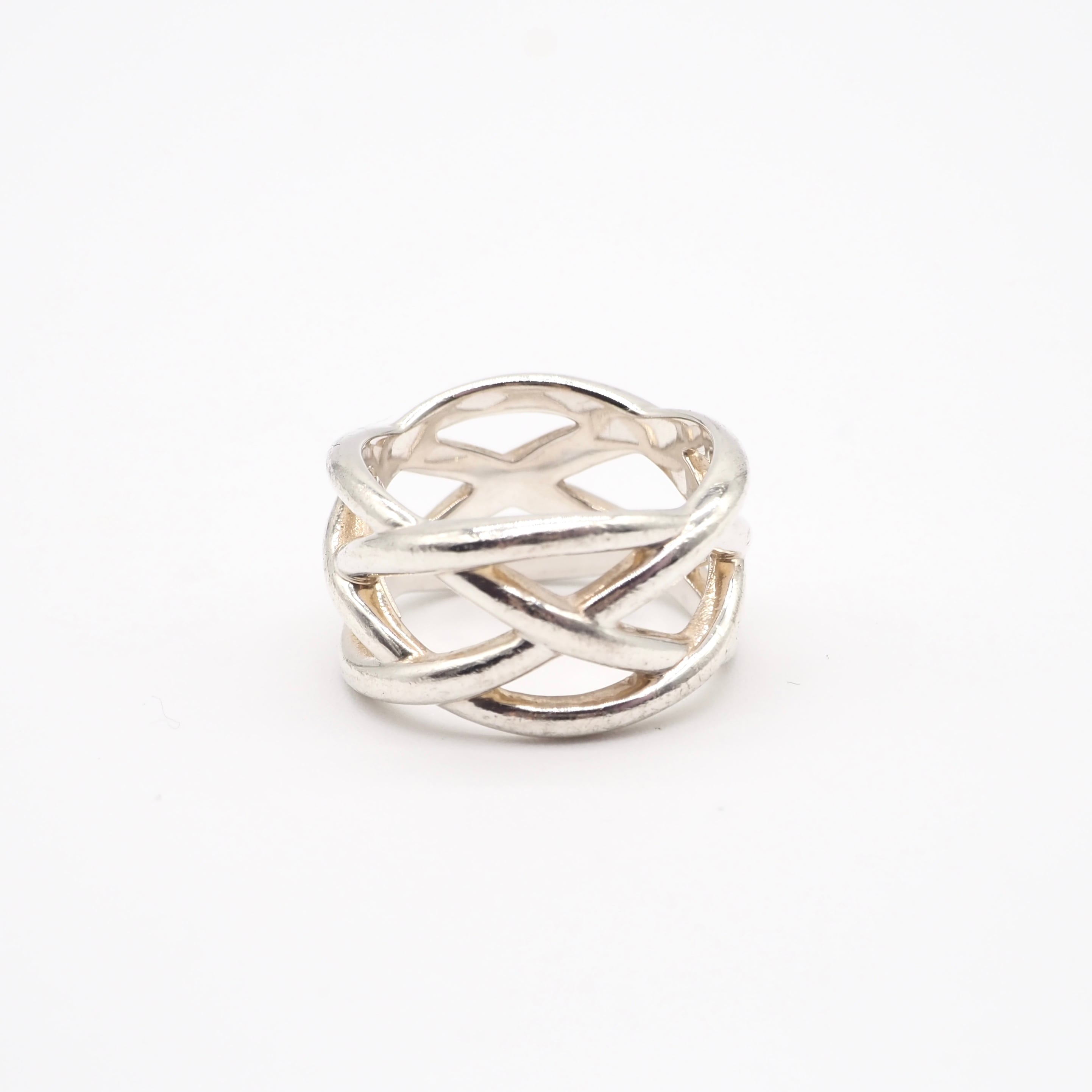 Tiffany&Co. 約14号 ケルティックノット リング シルバー925 ティファニー