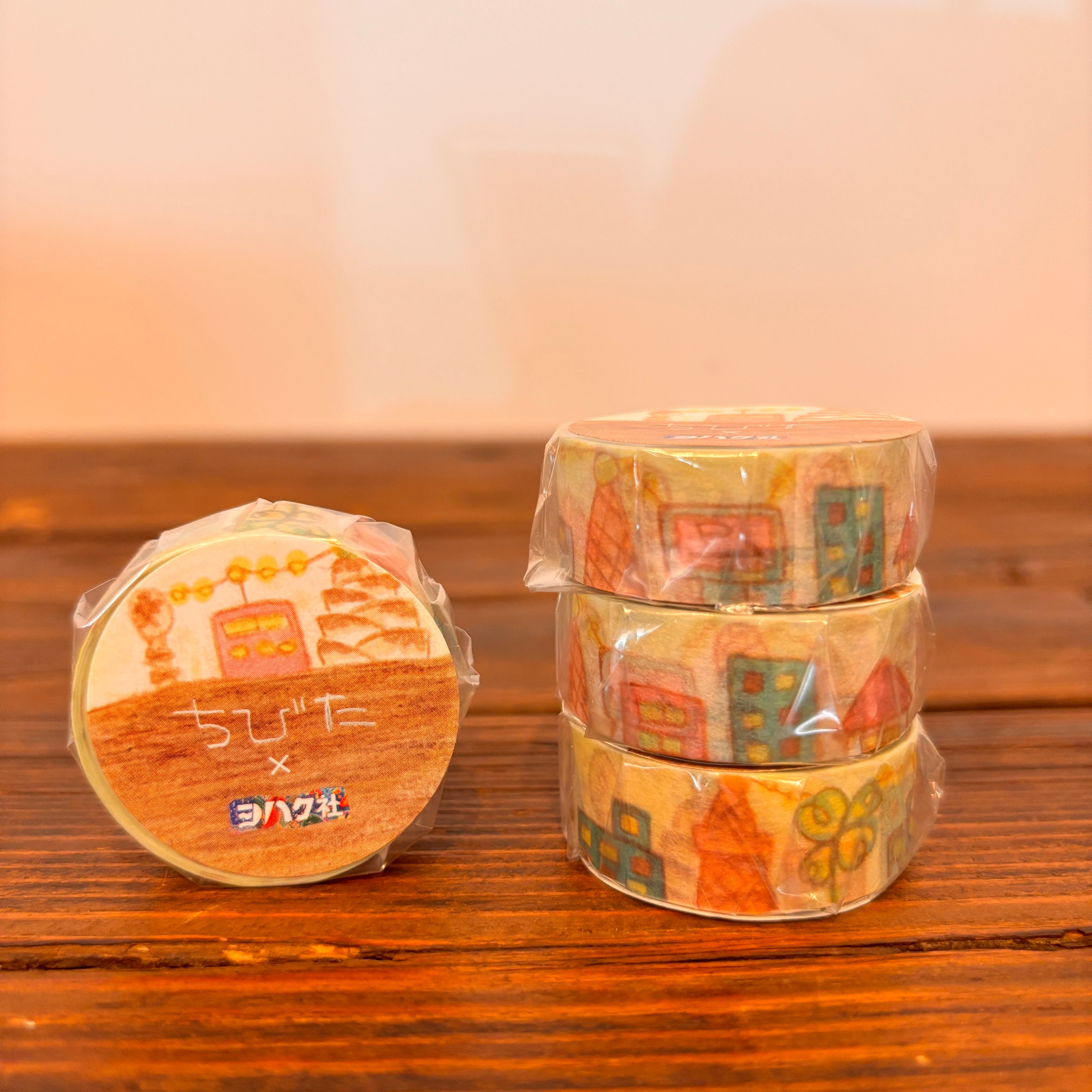 【廃番】ちびた×ヨハク社 春の街 15mmマステ YO42