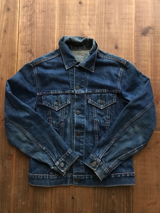 60's LEVI'S 70505 BIG-E デニムジャケット 実寸(38位)