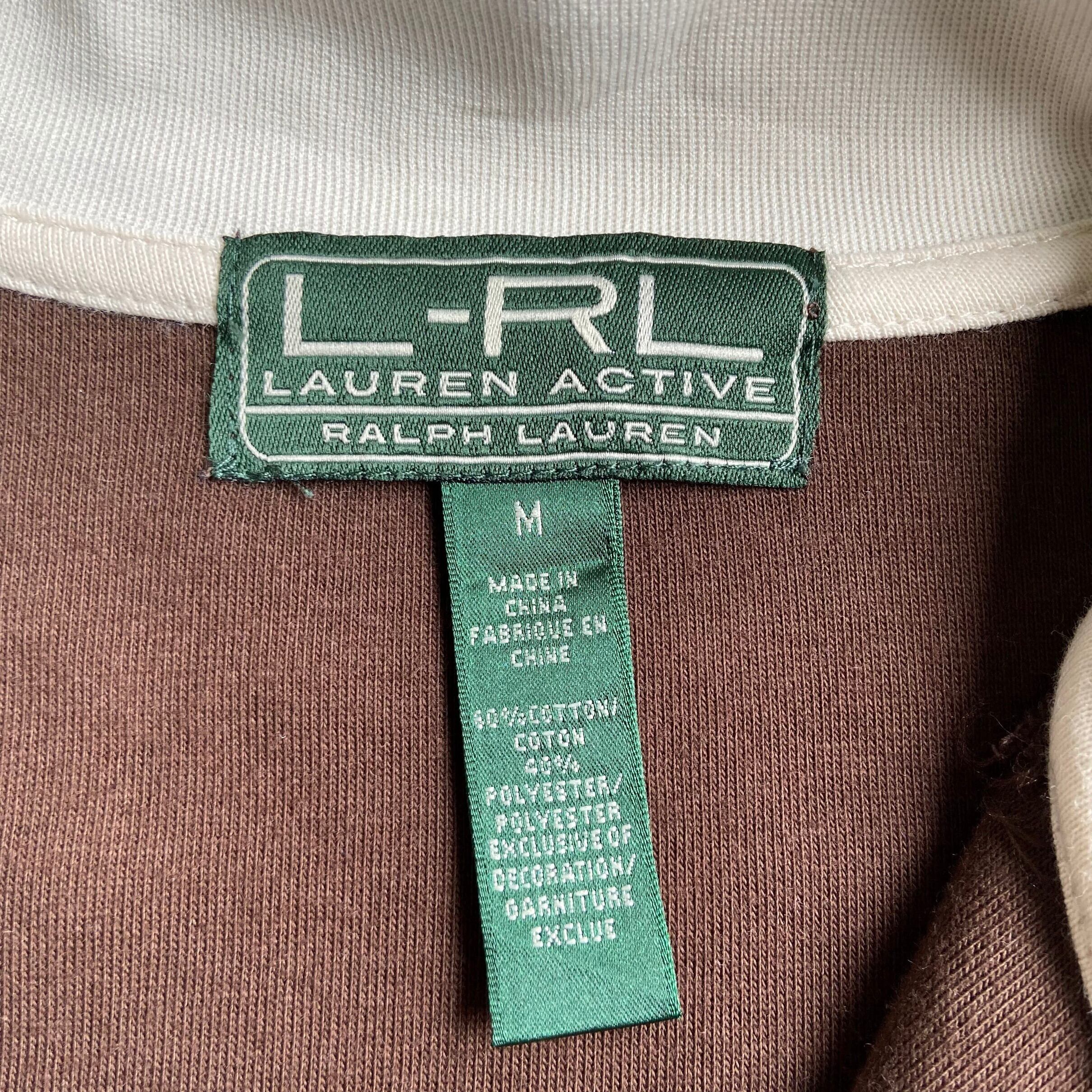 L-RL Ralph Lauren Active ラルフローレン ワンポイント ロゴ刺繍