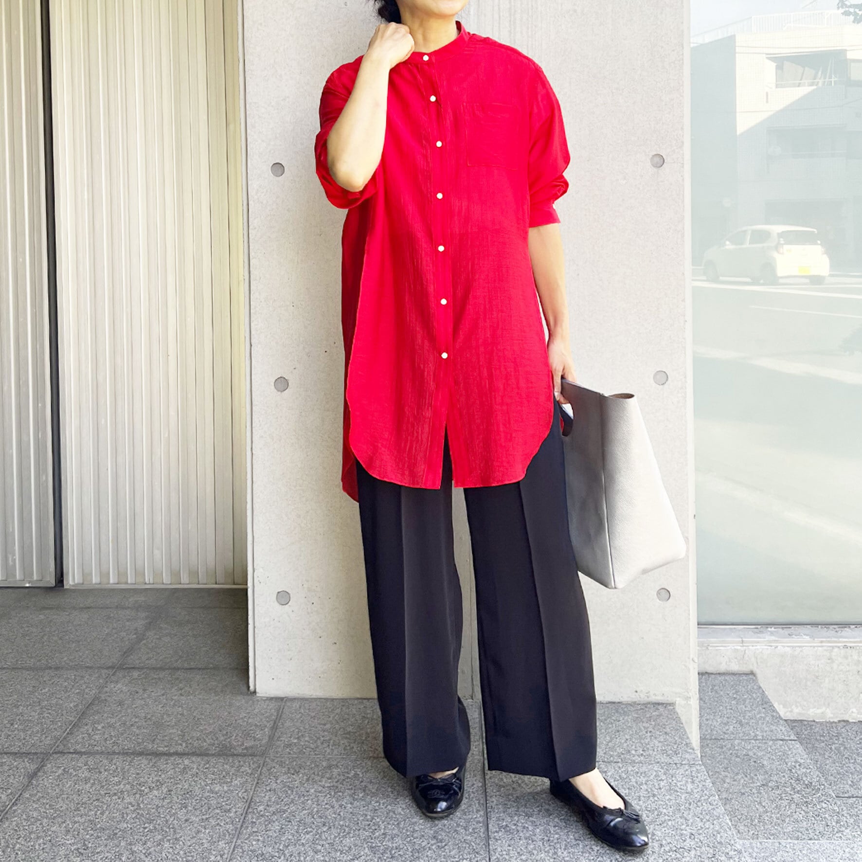 Long Shirts／RED | ANALOG LIGHTING OFFICE