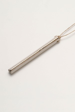 JODAN. aroma necklace  Light Beige（line）_SILVER