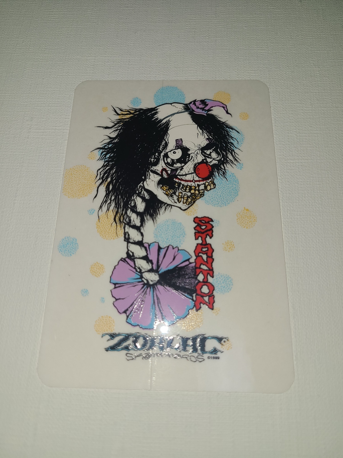 80s Zorlac Skateboards ステッカー Pushead Scott Stanton スケート 