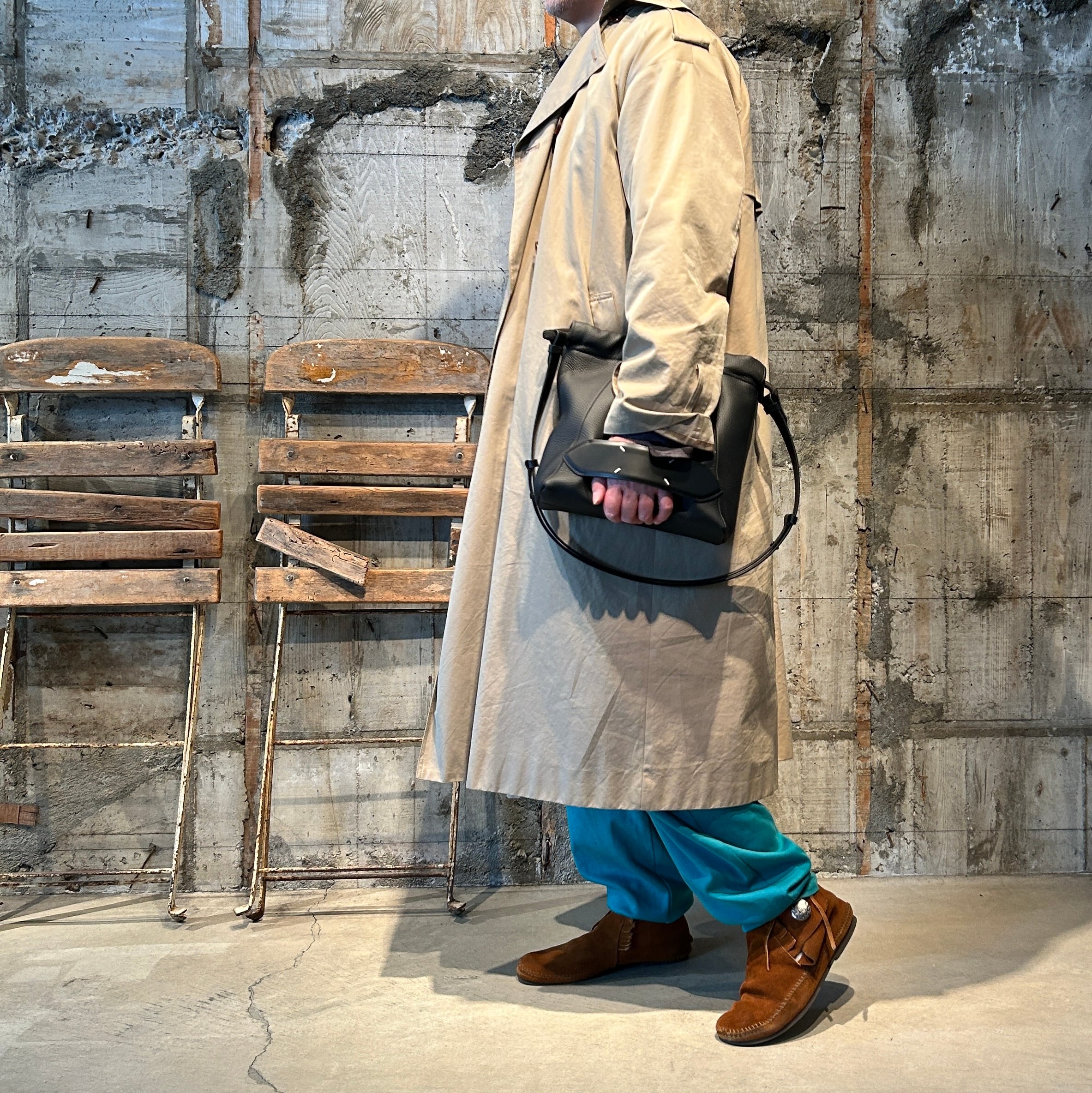 土日限定値下げMaison Margiela 5AC ドローストリングバッグ 2024SS メゾンマルジェラ 5AC ソフト ドローストリング スモール