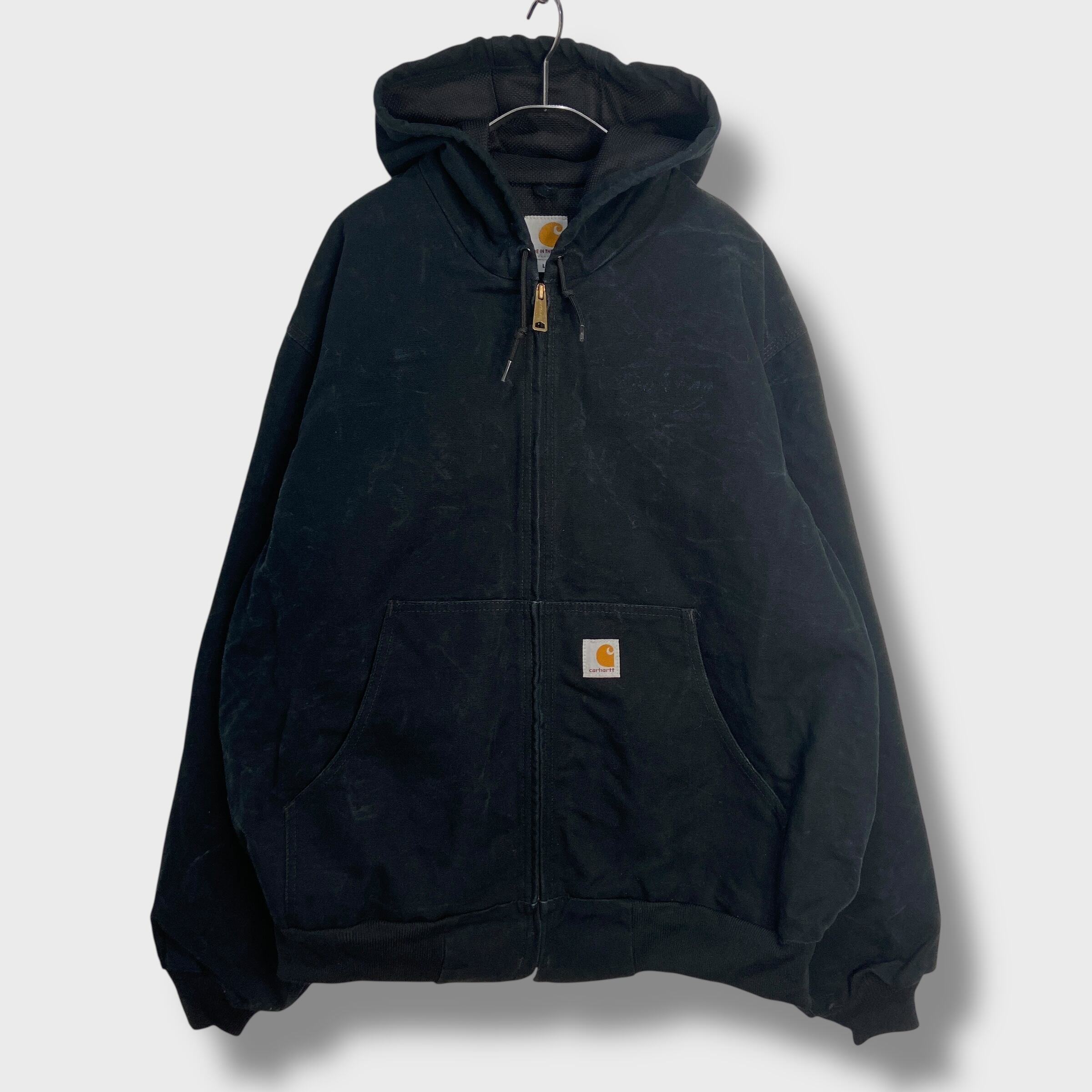 USA製 Carhartt アクティブジャケット パーカー ブラック L | 古着屋 Uan
