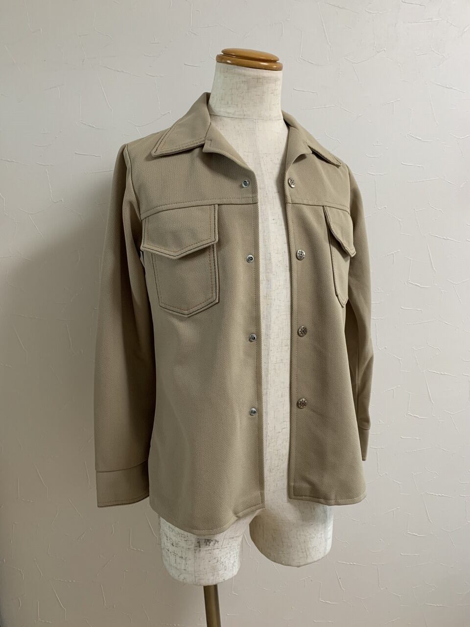 1970's Stitched Design Shirt Jacket
