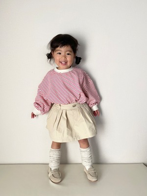 【即納】Melikey cotton tuck skirt