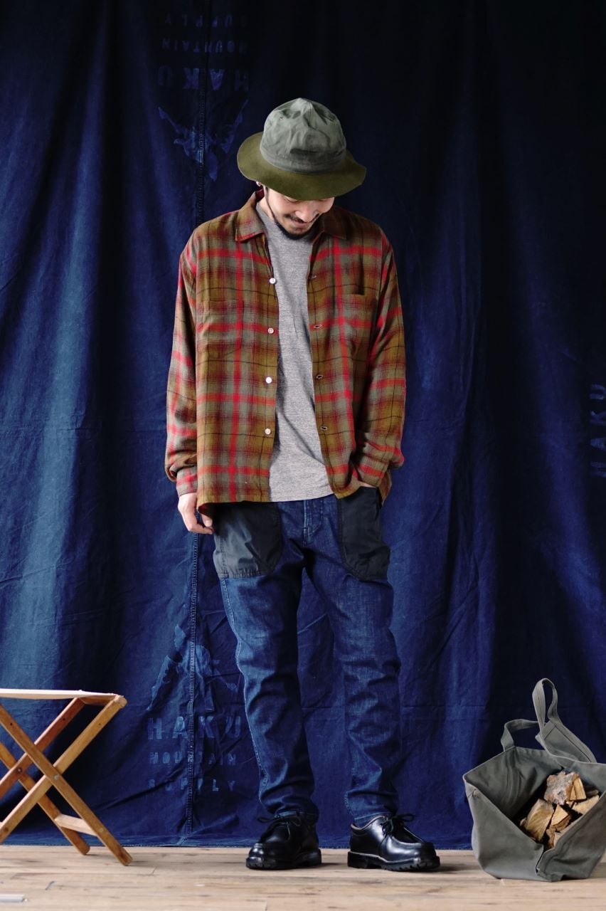 HKS103 NANGA×H.A.K.U HANDSFREE LOWCLOTCH SKINNY | H.A.K.U MOUNTAIN