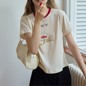 print ringer tshirt