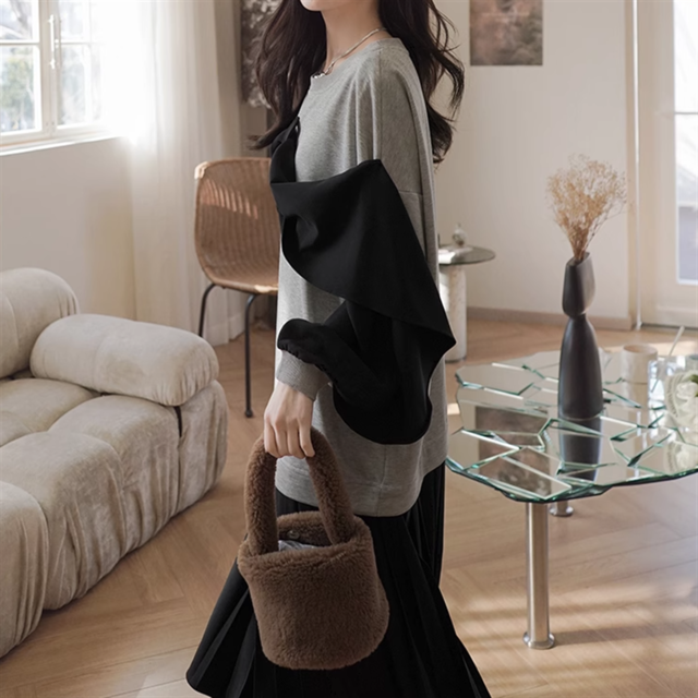 スウェットコンビワンピース 10805