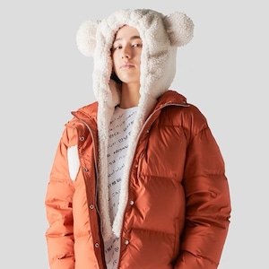 SALE 送料無料【HIPANDA ハイパンダ】レディース ダウンジャケット WOMEN'S  DOWN JACKET / WHITE・BLACK・ORANGE・GREEN