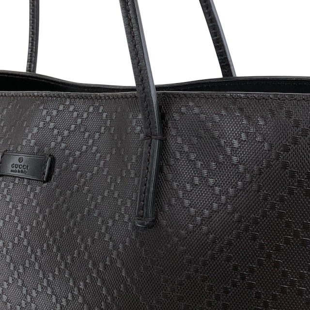 GUCCI グッチ ディアマンテ トートバッグ ブラウン レザー vintage ヴィンテージ オールド sjc4yu