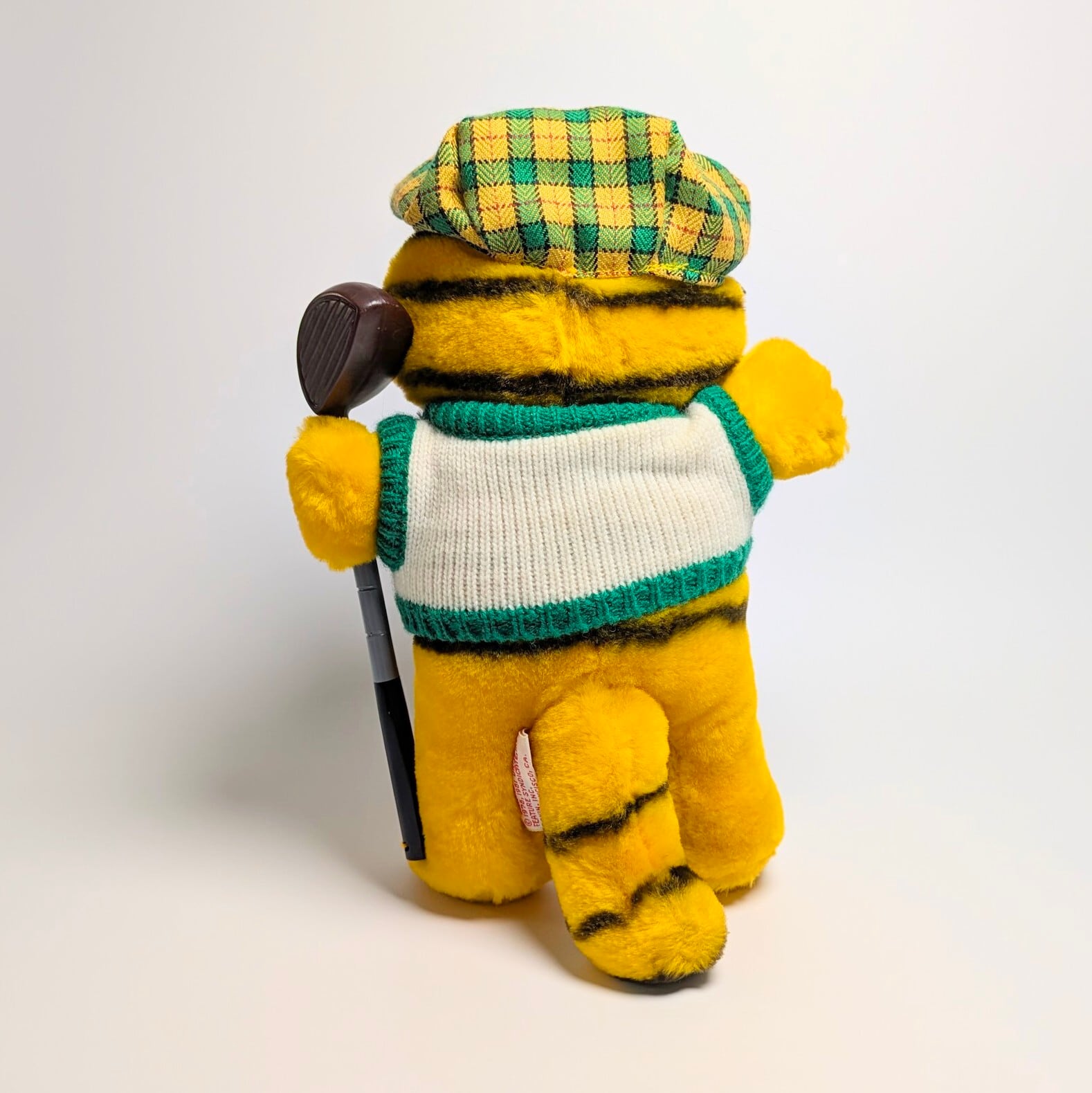 ☆ VINTAGE 1980年代初期 ☆【 Garfield ( ガーフィールド ) 】『 ガーフィールドGOLF 』ぬいぐるみ プラッシュ plush 1980年代年製 〚アメリカン雑貨 アメトイ〛