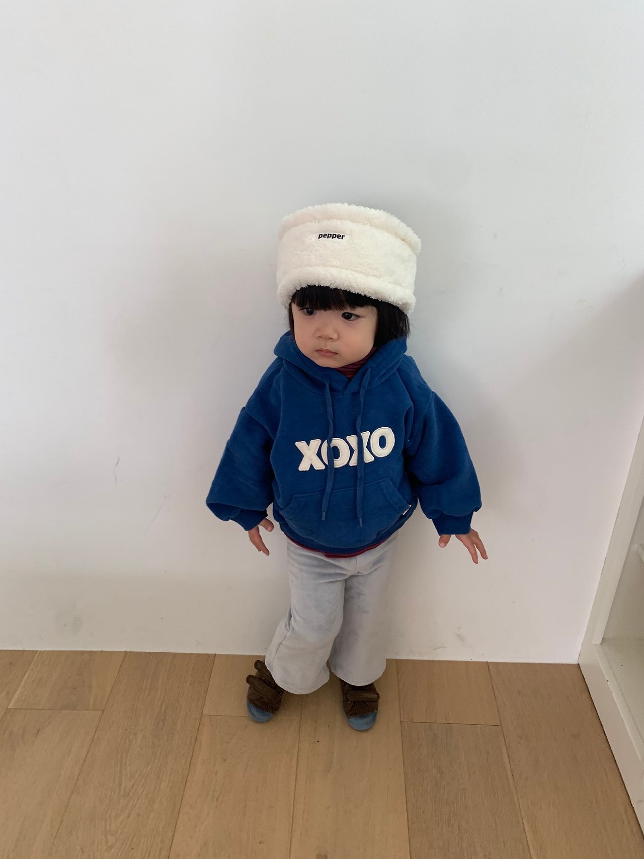 ペッパー / PEPPER / XOXOフーディー / 韓国子供服 / キッズ / 26winter〖取寄〗*XS~XL*