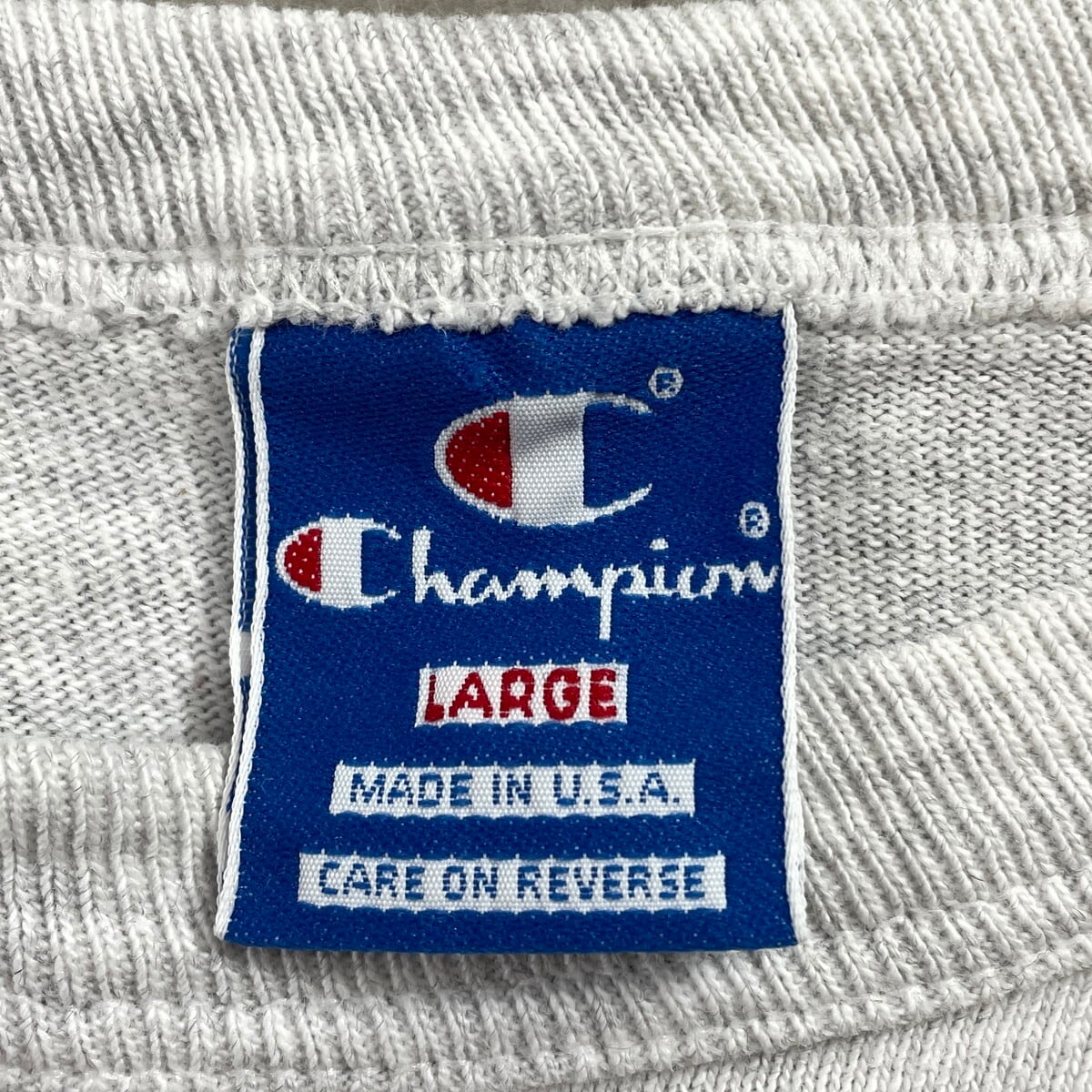 90年代 USA製 青タグ Champion チャンピオン ワンポイントロゴ Tシャツ