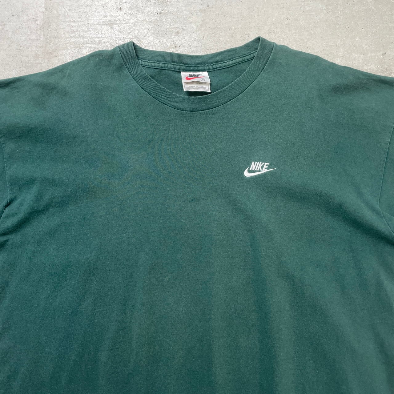 NIKE ヴィンテージ NIKE USA製 Tシャツ グリーン M 90s ゴツナイキ 90s 