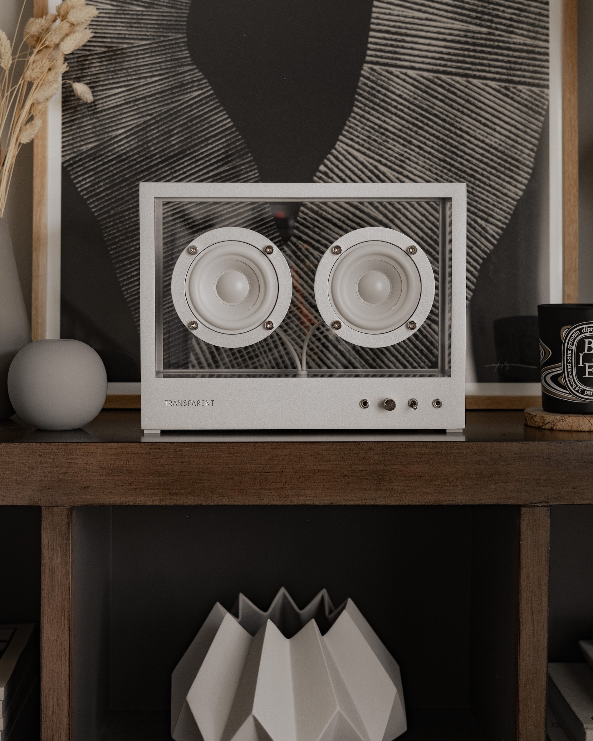 Transparent Small Transparent Speaker Metal | SUU