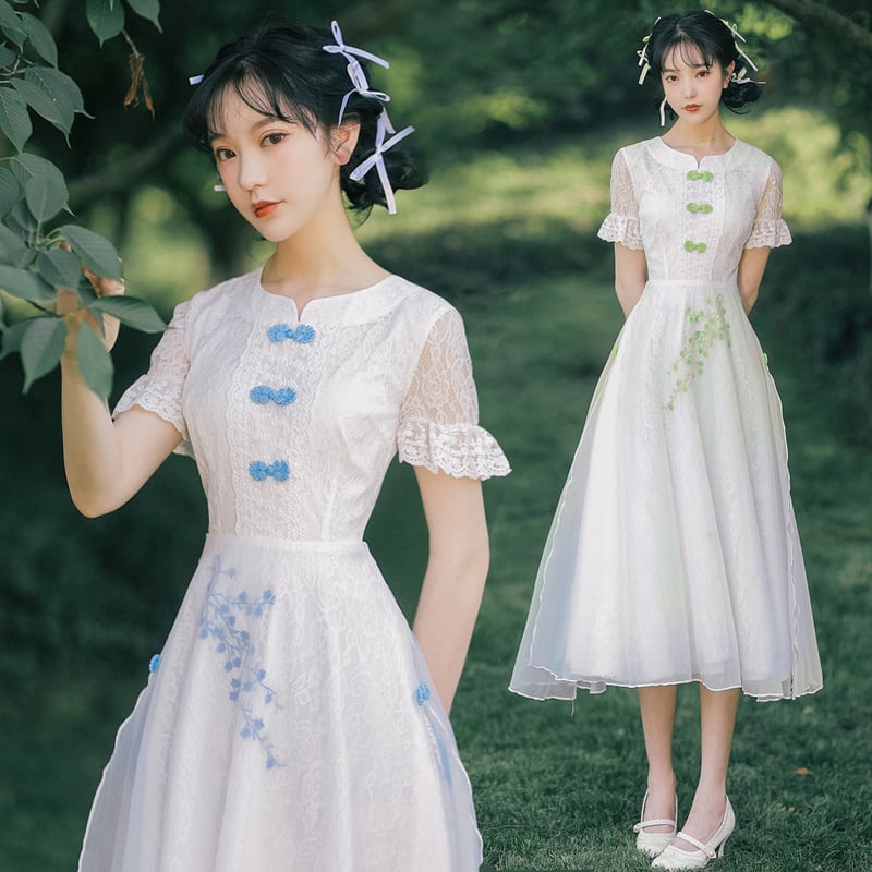Only youシリーズ】☆チャイナ風ワンピース☆ 中華服 改良型 Only youシリーズ】☆チャイナ風ワンピース☆ 中華服 改良型