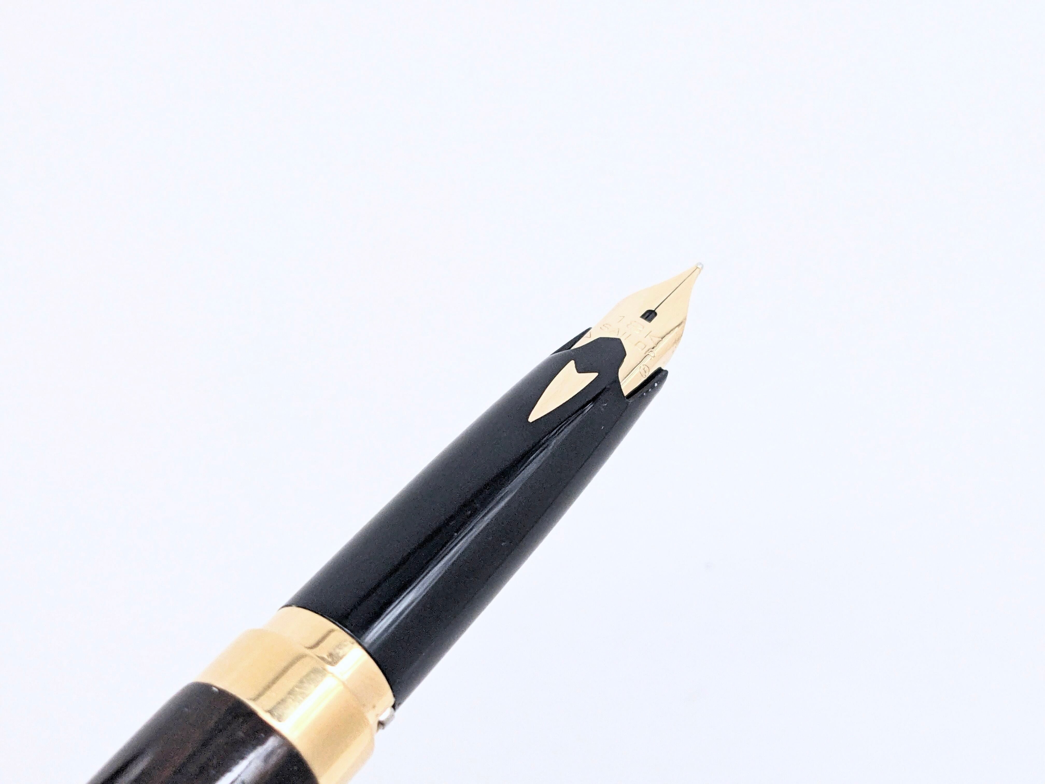 80s セーラー万年筆 世界の銘木シリーズ 黒檀 旧 SAILOR （中字） 18K