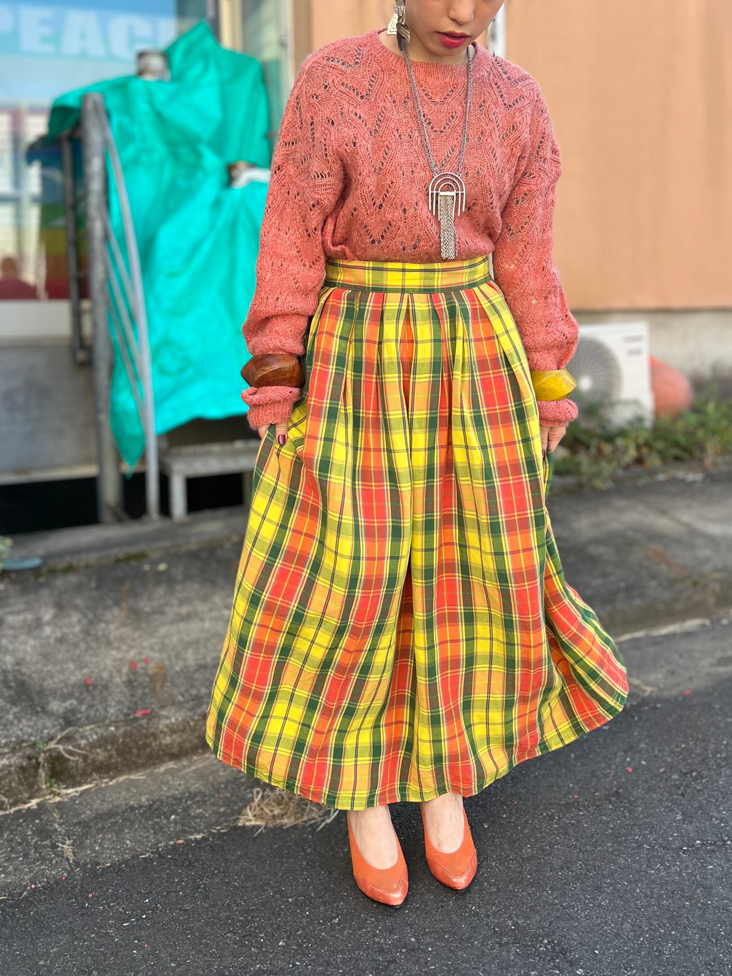 80’s vintage popcorn skirt